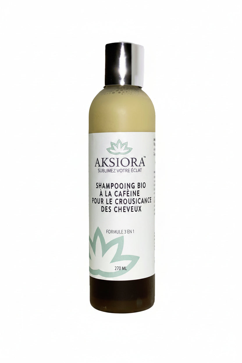 Shampooing Biologique à la Caféine – Anti-Chute & Repousse