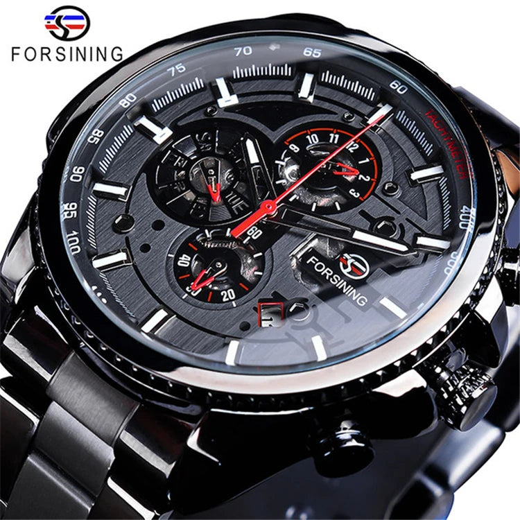 Montre automatique mécanique pour homme en acier inoxydable | AKSIORA