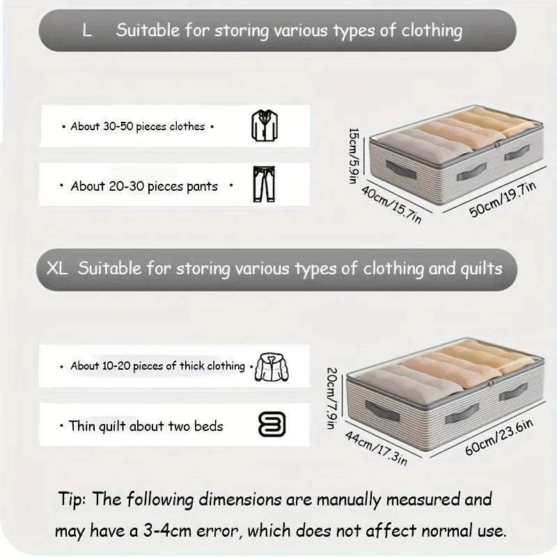 Sac de rangement grande capacité pour vêtements, couvertures et literie