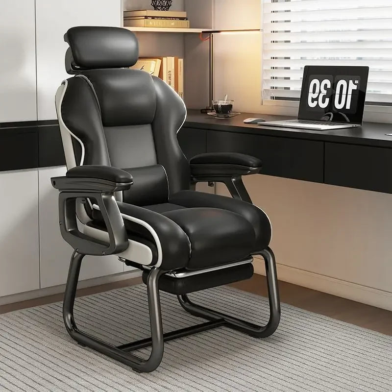 Chaises de bureau ergonomiques, chaise relaxante pour gamers, Crisla Furniture avec short pour garçon, chaise longue de jeu pliable