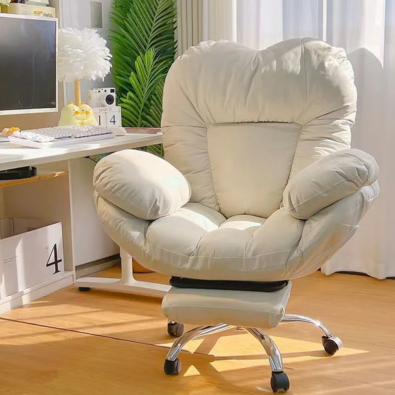 Chaise de jeu Princesse pour filles avec coussin en latex pour bureau, chambre ou streaming