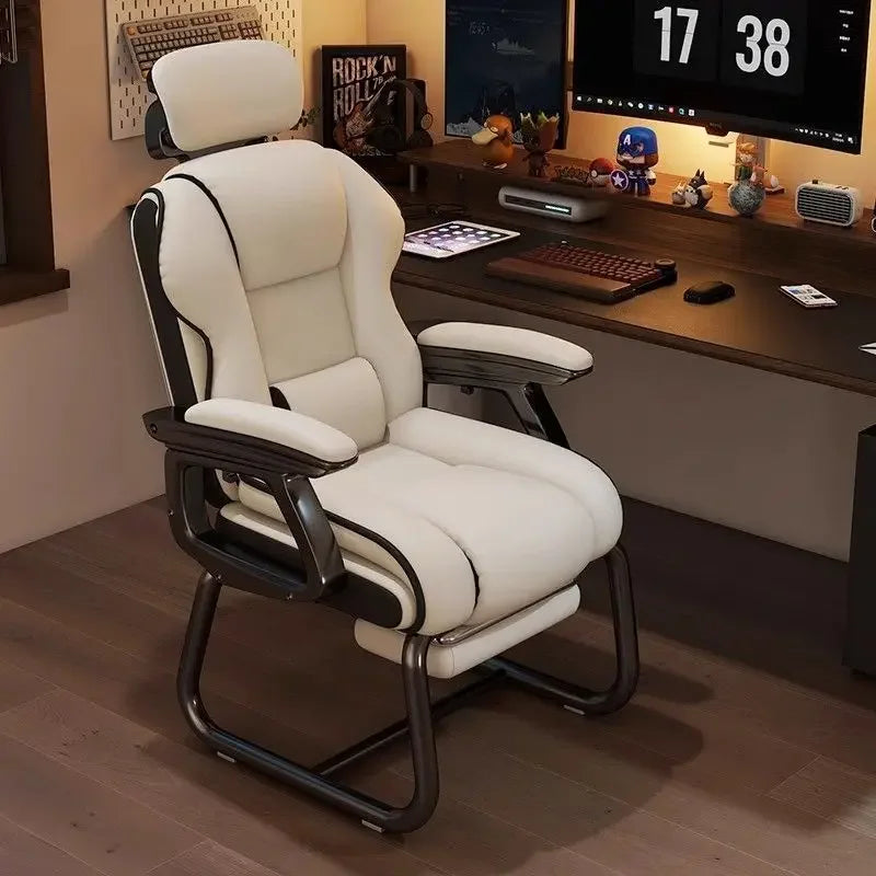 Chaises de bureau ergonomiques, chaise relaxante pour gamers, Crisla Furniture avec short pour garçon, chaise longue de jeu pliable