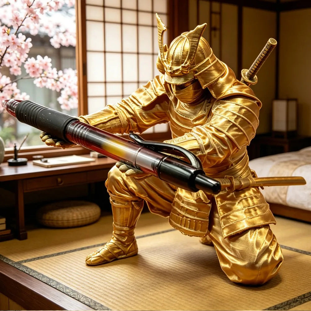 Porte-stylos Samouraï 3D – Organisateur de bureau décoratif