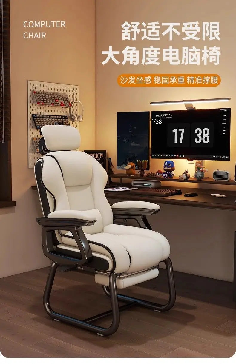 Chaises de bureau ergonomiques, chaise relaxante pour gamers, Crisla Furniture avec short pour garçon, chaise longue de jeu pliable