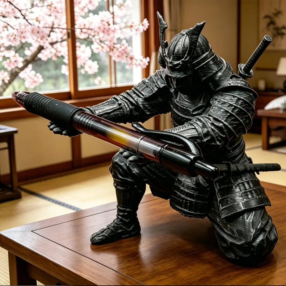 Porte-stylos Samouraï 3D – Organisateur de bureau décoratif