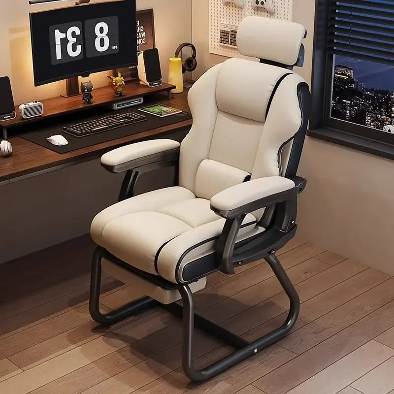 Chaises de bureau ergonomiques, chaise relaxante pour gamers, Crisla Furniture avec short pour garçon, chaise longue de jeu pliable