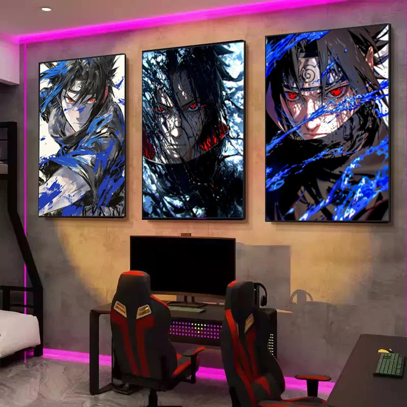 Poster mural anime Naruto – Décoration japonaise | AKSIORA