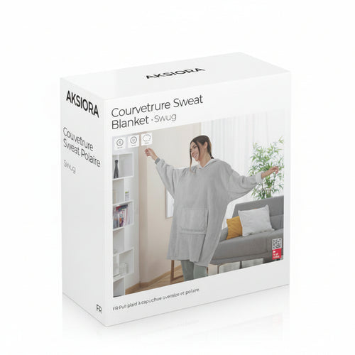 Couverture sweat-shirt surdimensionnée avec doublure en polaire Swug InnovaGoods