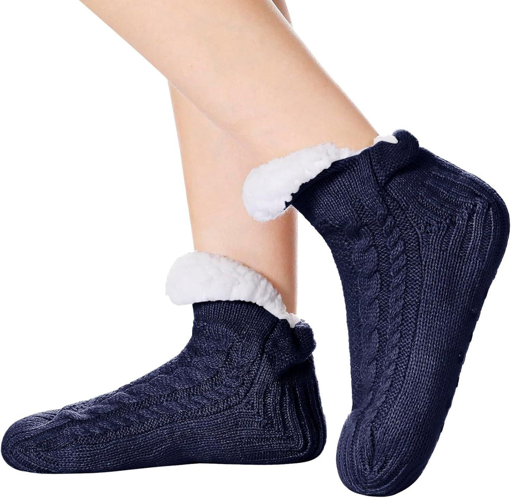 Chaussettes chauffantes en polaire duveteuse USB pour femmes, coussin chauffant pour les pieds d'hiver thermique