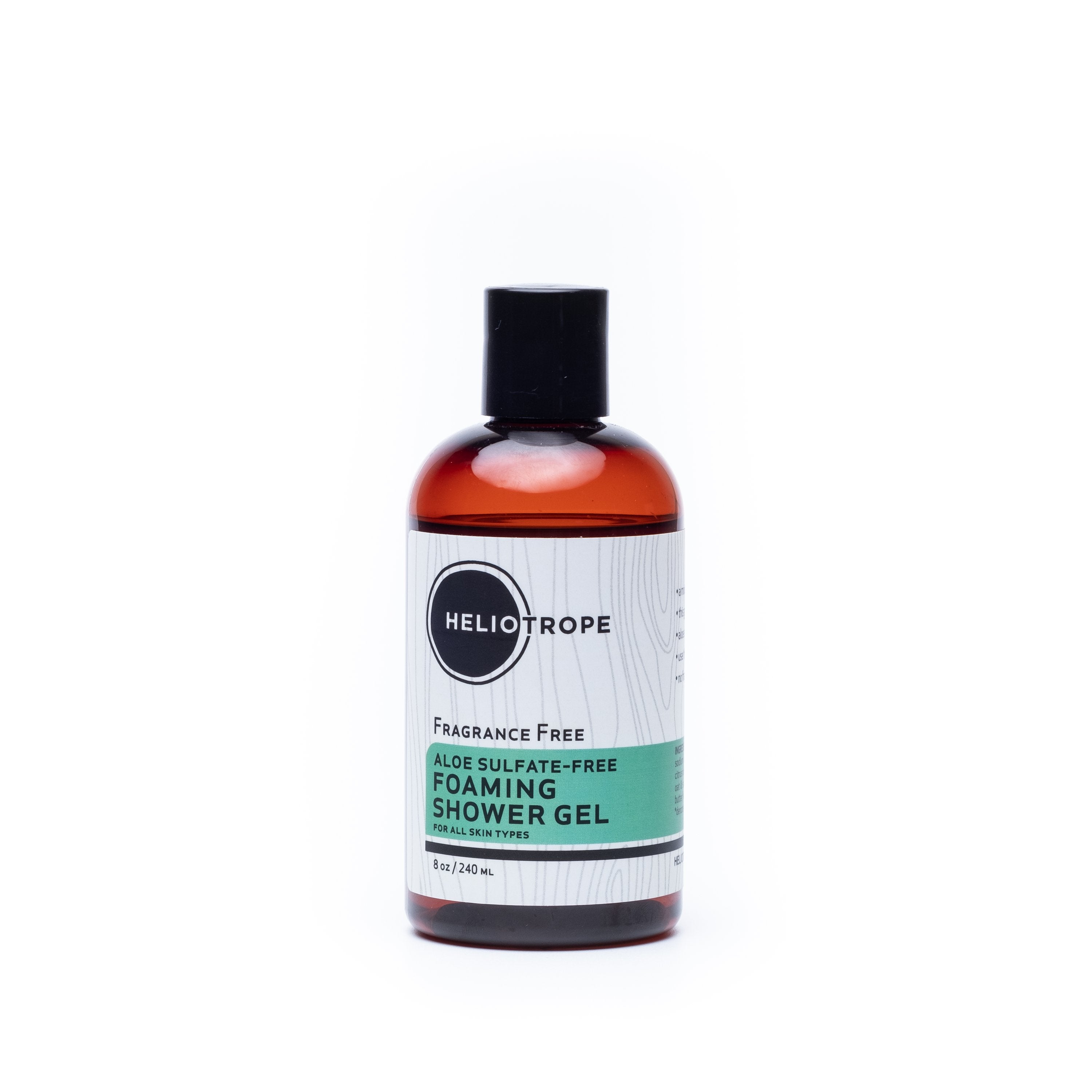 Gel Douche Moussant à l'Aloès & Extraits Botaniques (Sans Parfum)
